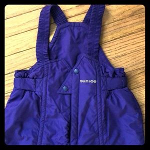 Ladies SUNICE Purple Ski Pants Removable Bib M 10